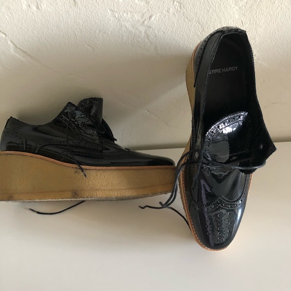PIERRE HARDY patent platform wingtip oxford 39/8.5 - Picture 2 of 7
